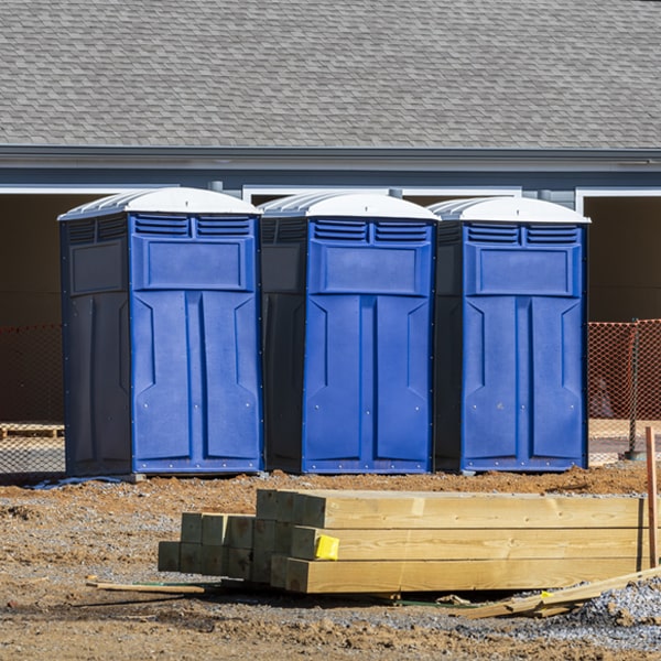 can i customize the exterior of the porta potties with my event logo or branding in Lancaster New York